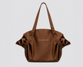 Bolsa NURNAR marrón sobre fondo blanco