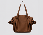 Bolsa NURNAR marrón sobre fondo blanco